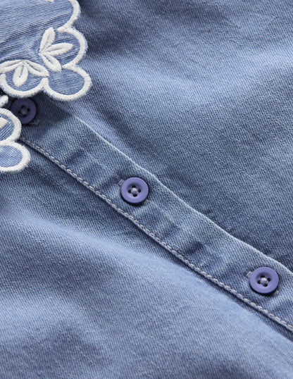 Short Sleeve Relaxed Shirt-Mid Vintage