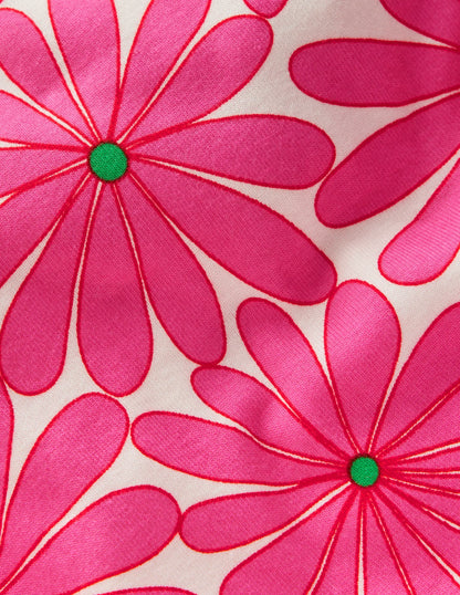 Twin Pack Short Pajamas-Pink Flower