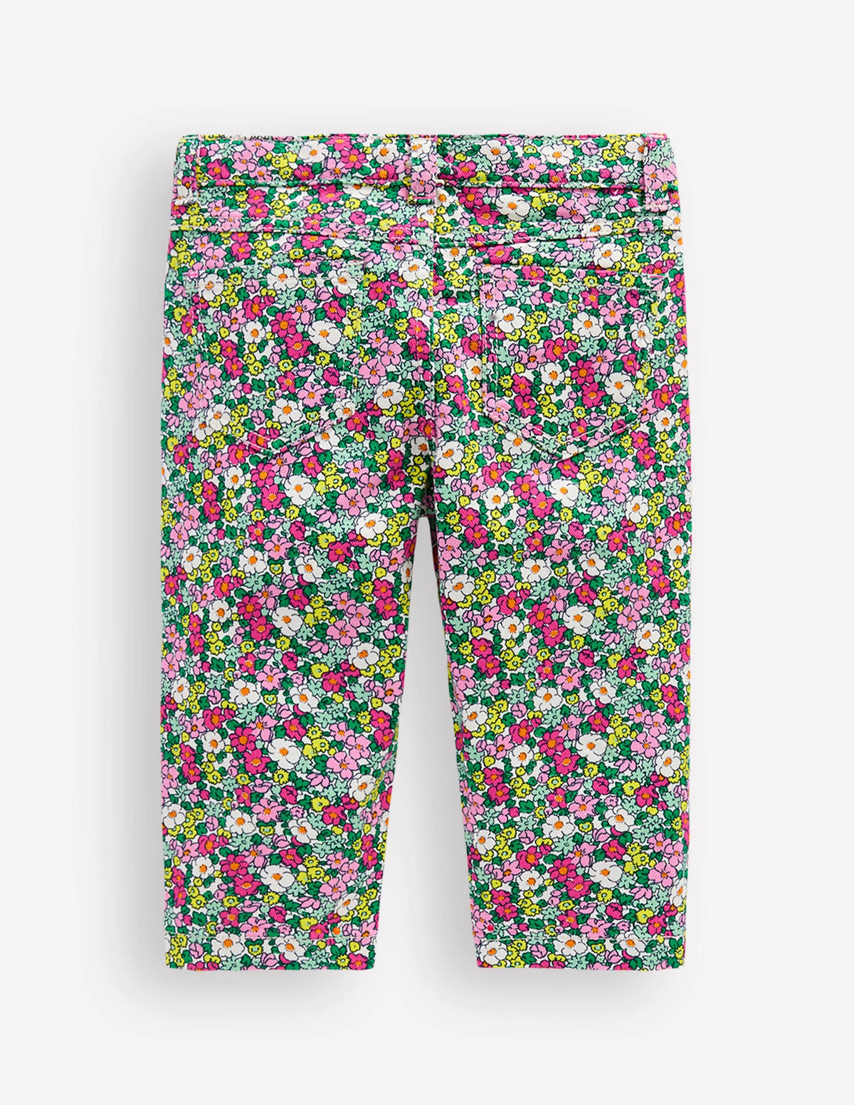 Capri Pants-Multi Summerflower Bed