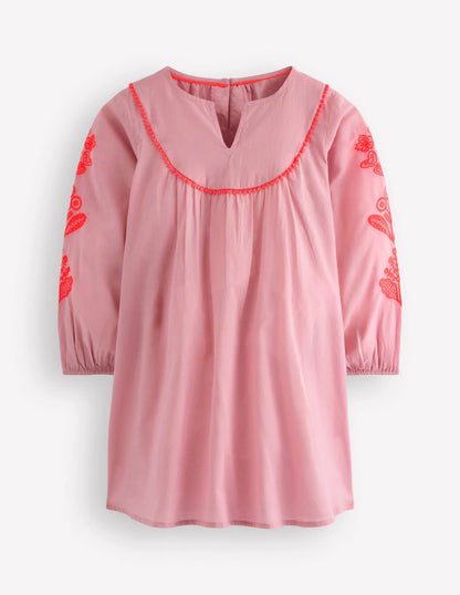 Swim Kaftan-Vintage Pink