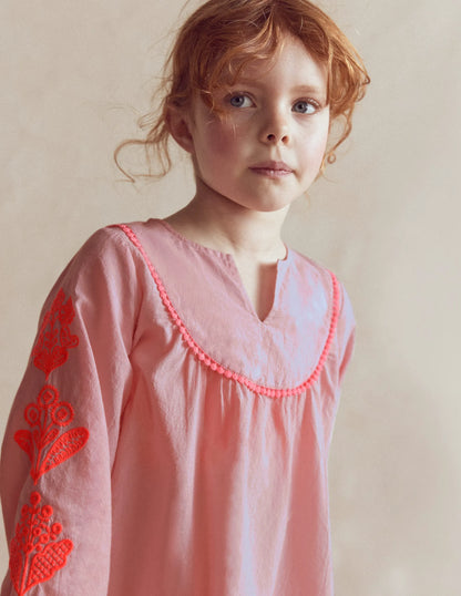 Swim Kaftan-Vintage Pink