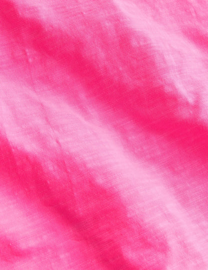 Relaxed Neon T-shirt-Pink Neon