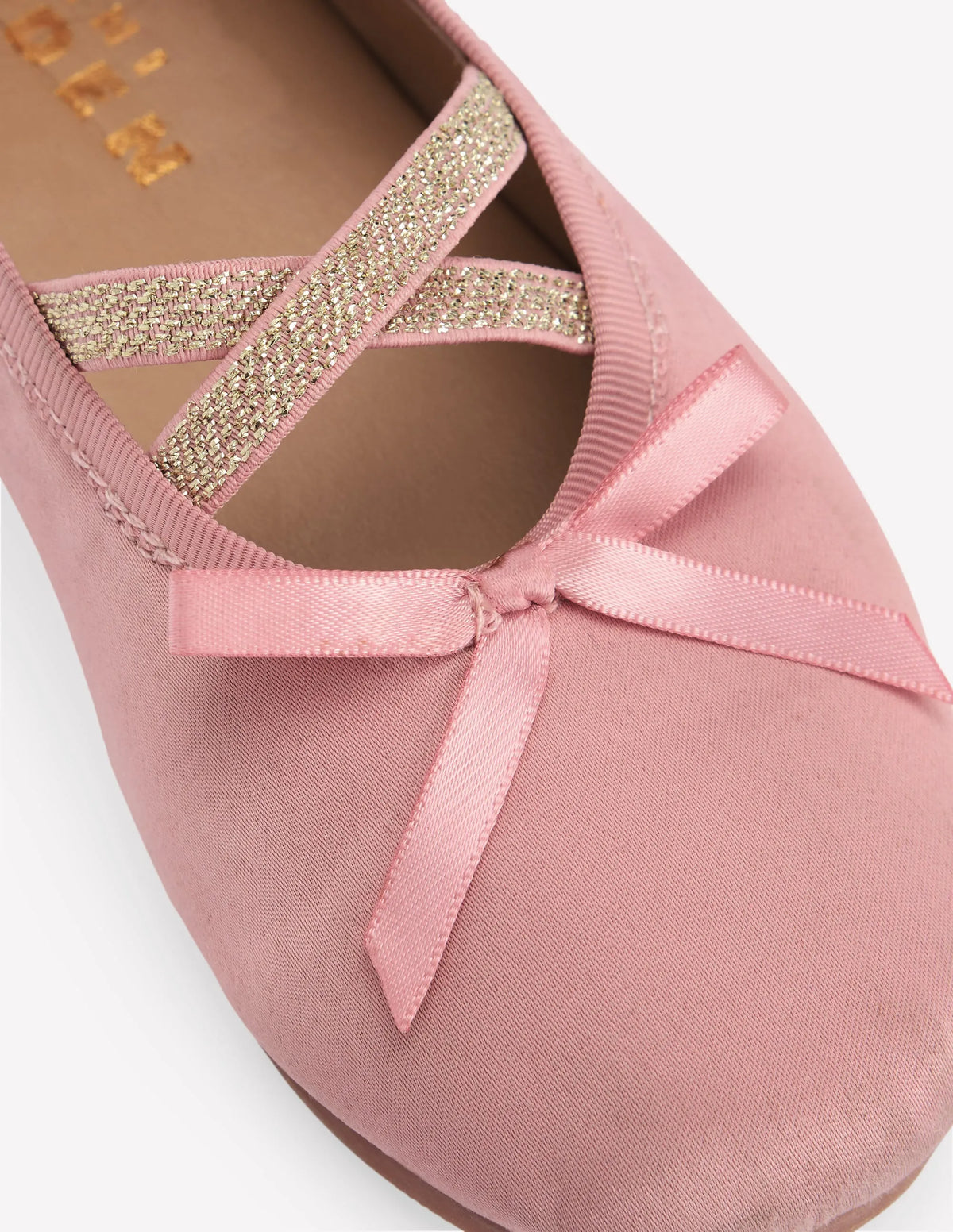 Satin Ballet Flats-Spring Blossom Pink