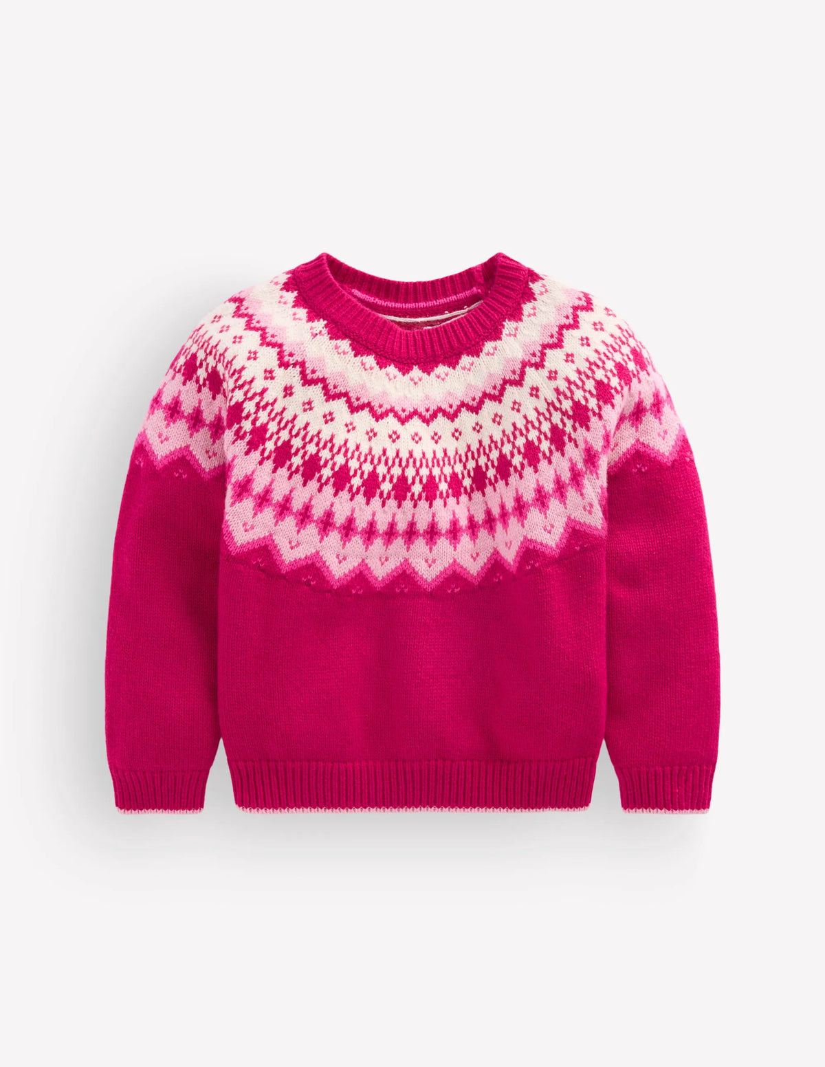 Eleanor Fair Isle Sweater-Sweet Cherry