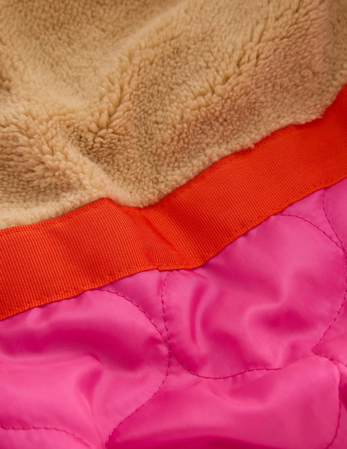 Fun Padded Coat-Multi Argyle