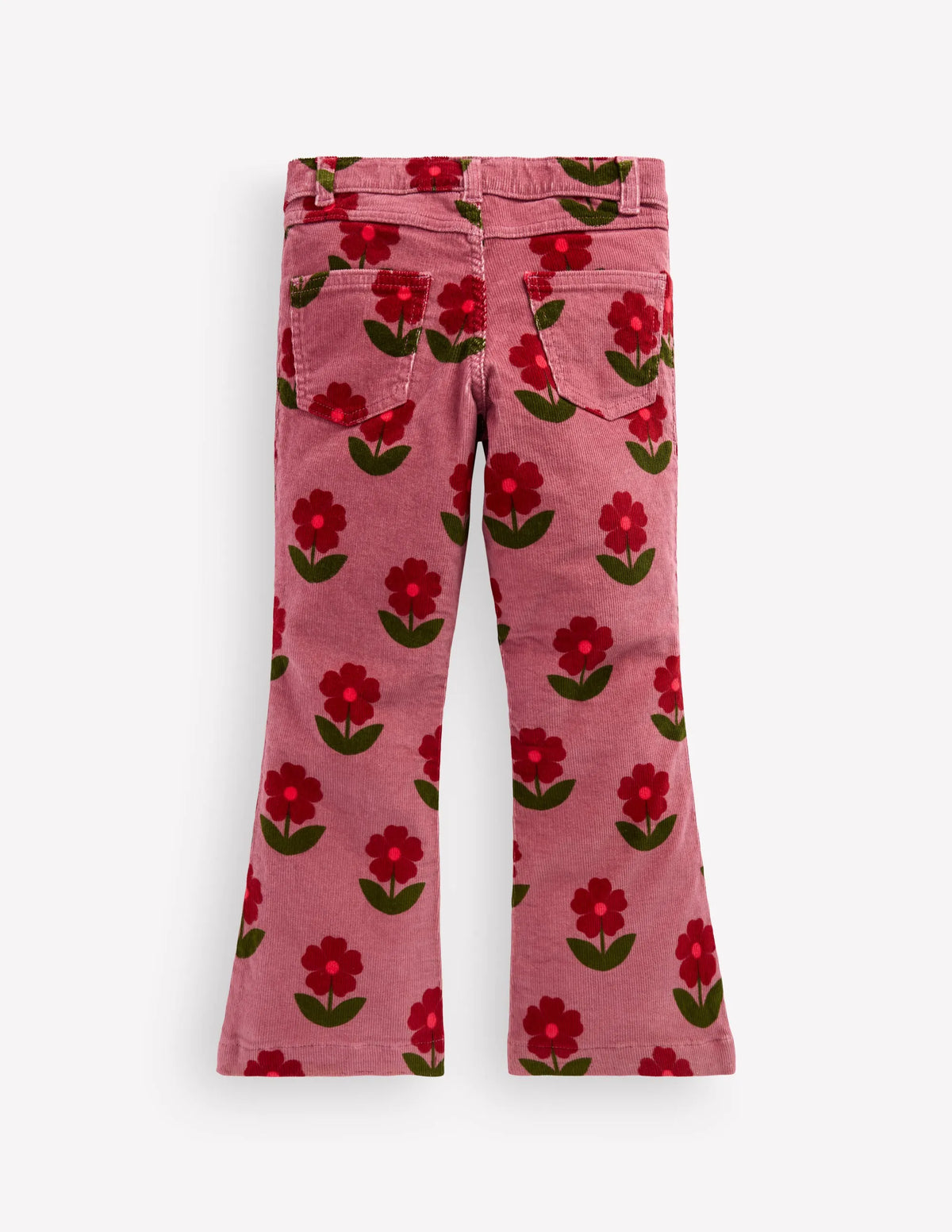 Kick Flare Jeans-Pink Heather Spaced Flower