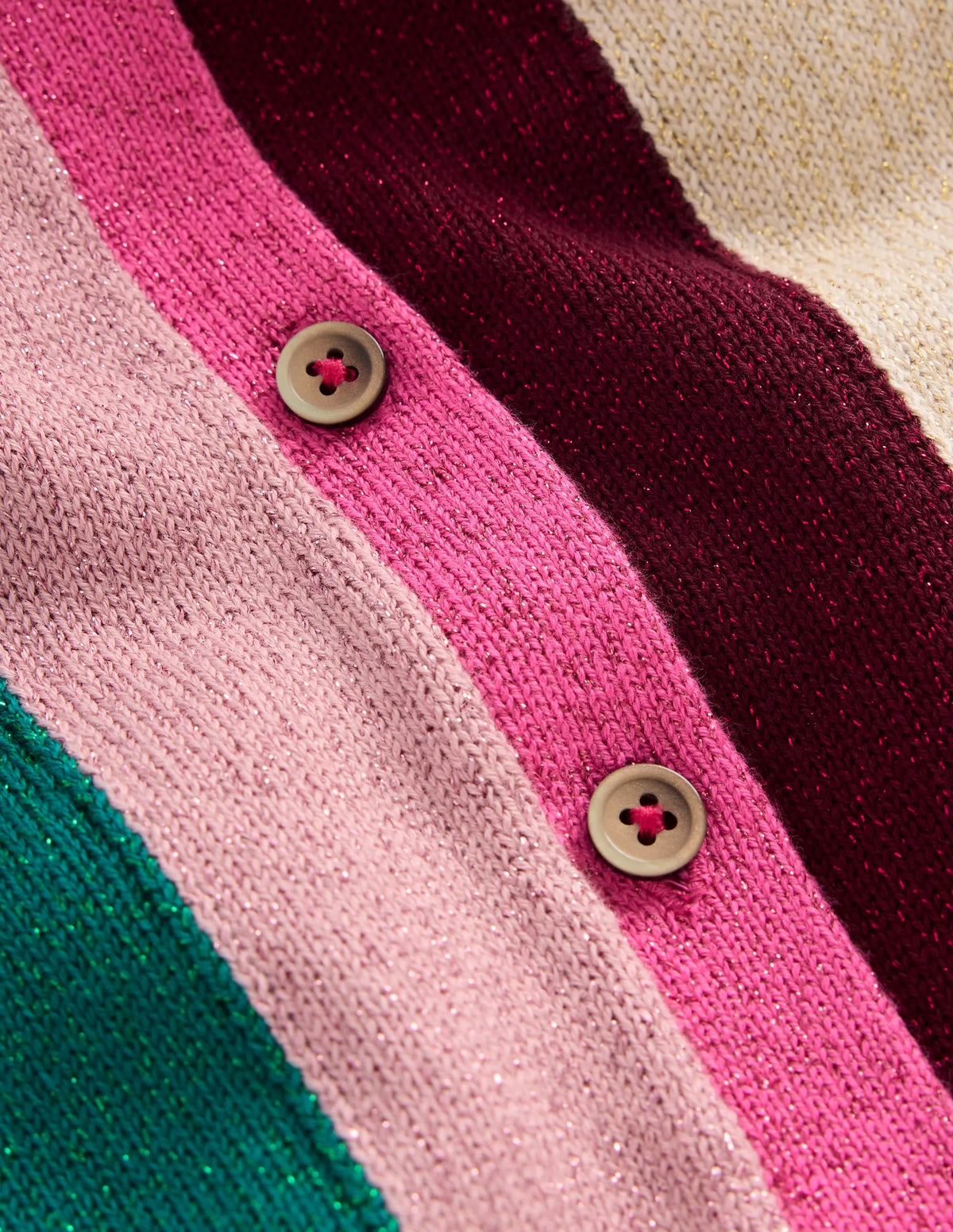 Sparkle Party Cardigan-Rainbow Sparkle Stripe