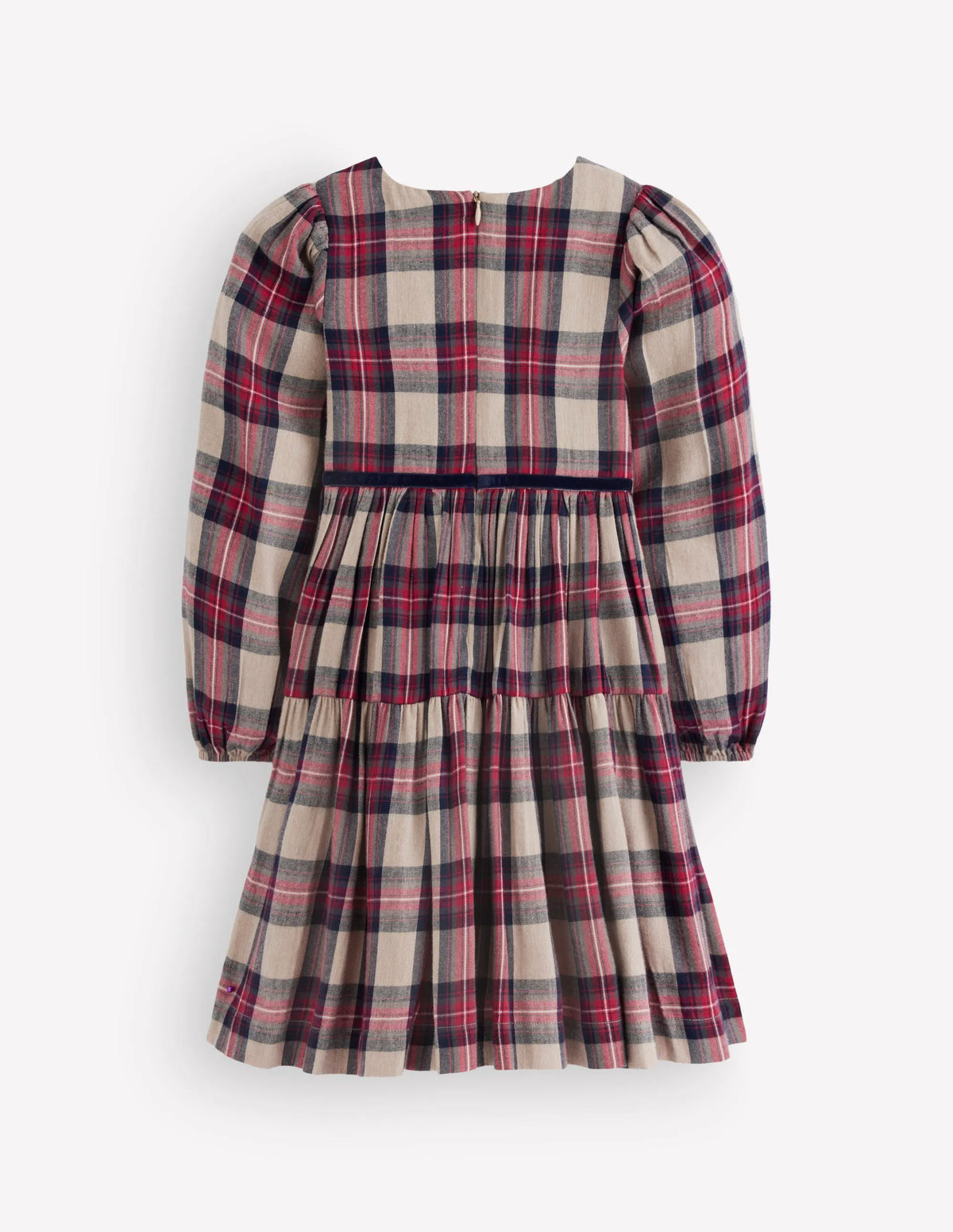 Posie Twirly Woven Dress-Multi Check