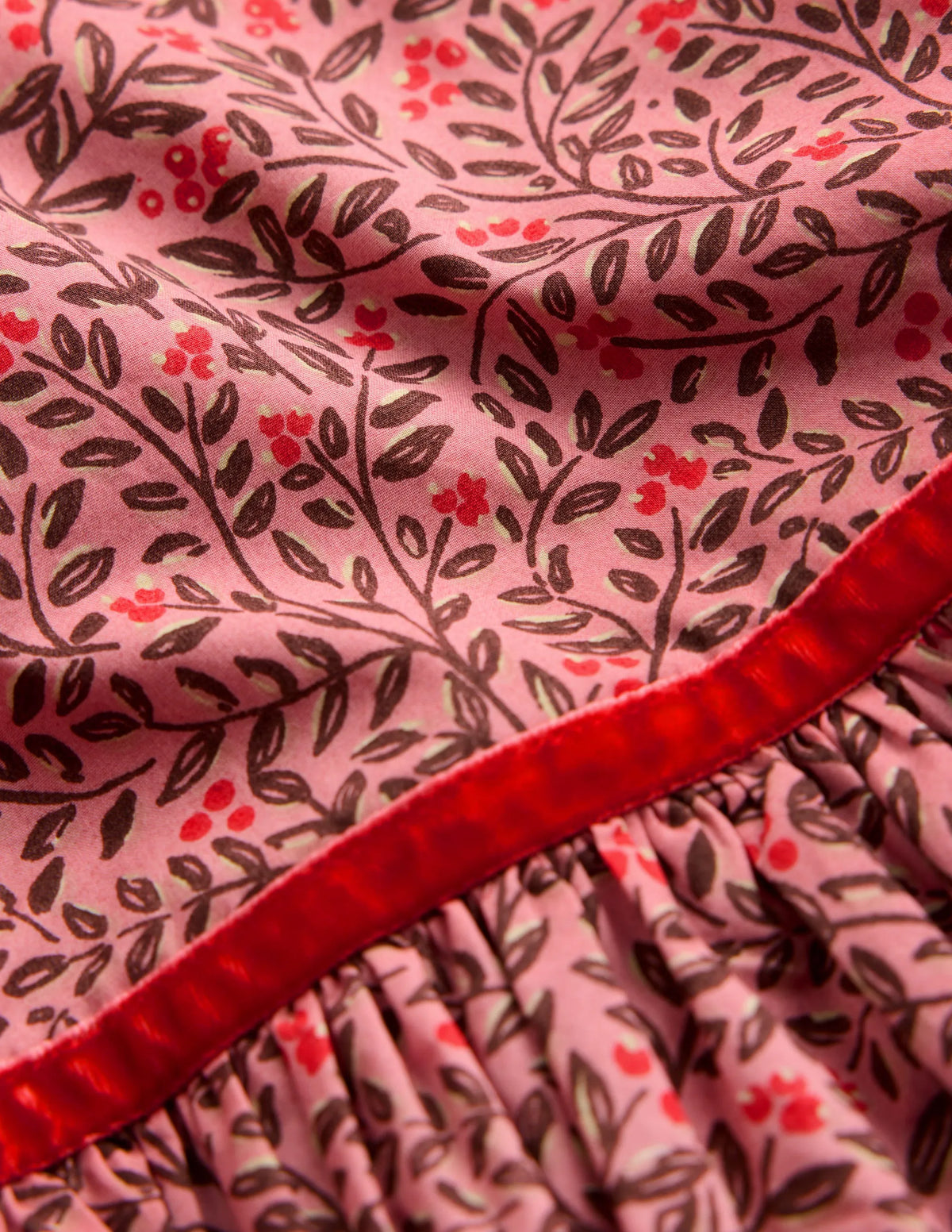 Posie Twirly Woven Dress-Pink Floral
