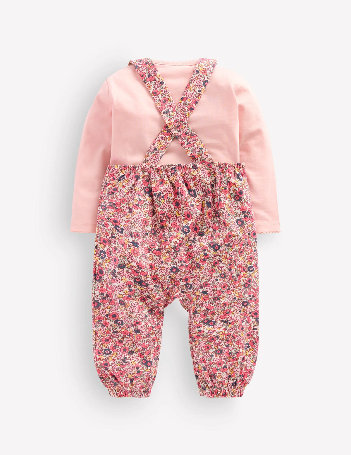 Jersey Overalls Set-Multi Ditsy Floral
