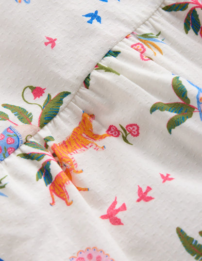 Woven Bloomers Play Set-Ivory Small Tropical Animals