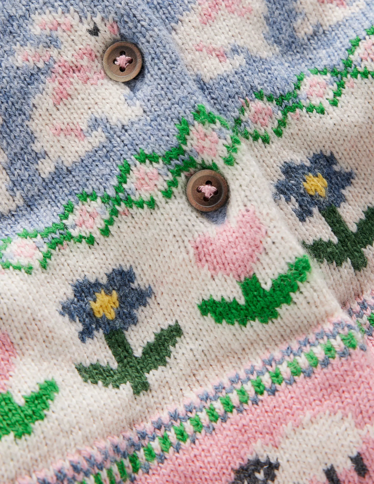 Edie Fair Isle Cardigan-Multi Easter
