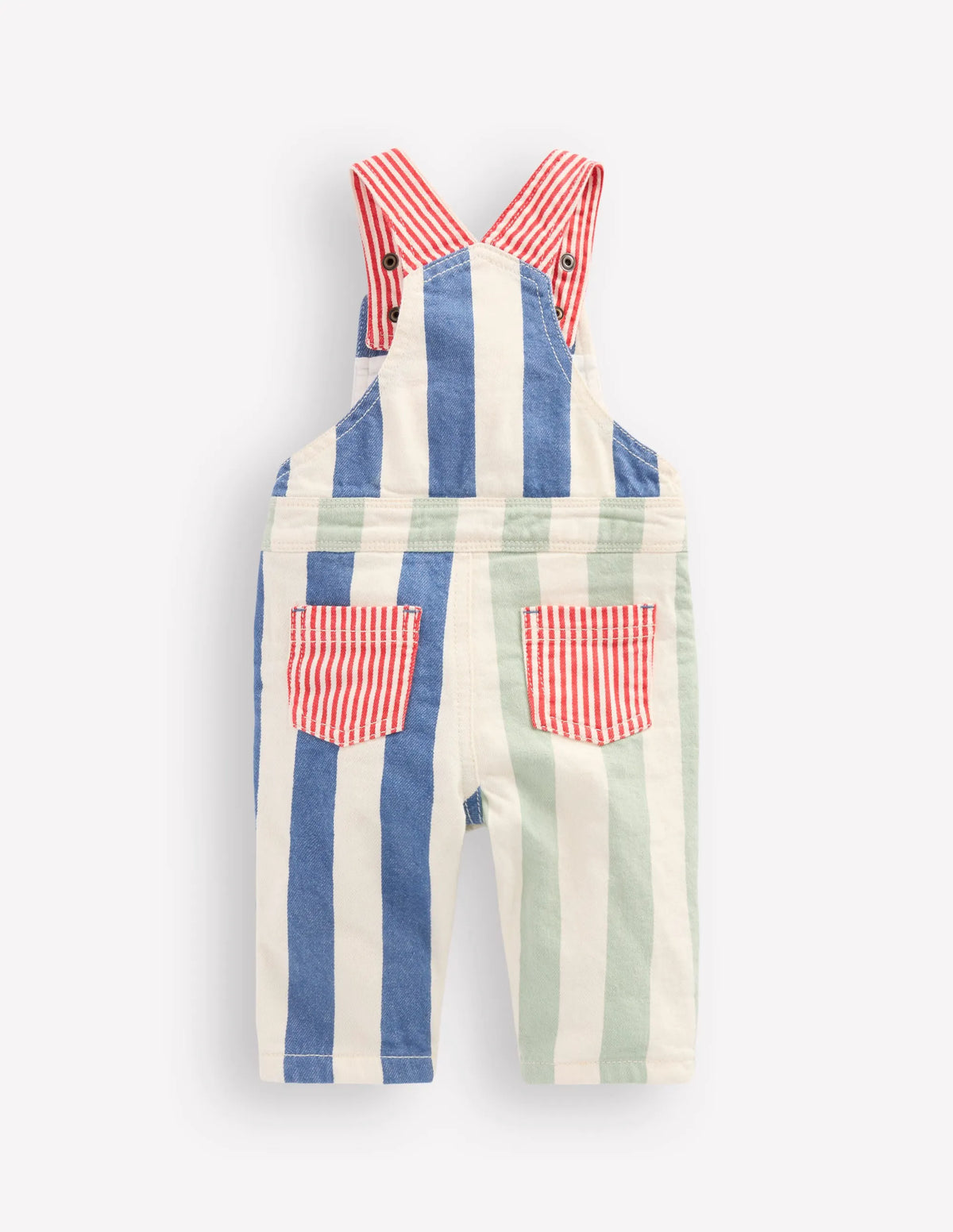 Woven Dungarees-Multi Hotchpotch