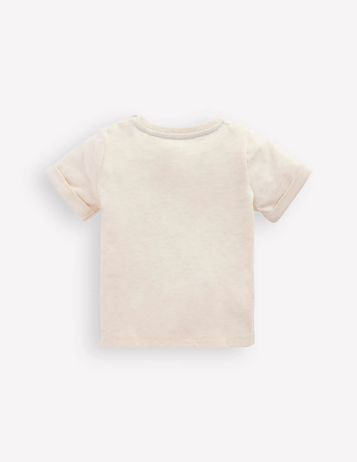 Short Sleeve Logo T-Shirt-Ecru Crab
