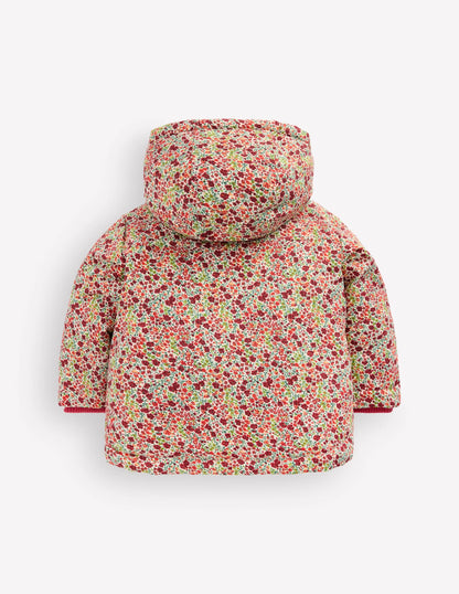 3-in-1 Shower Resistant Coat-Poppy Field