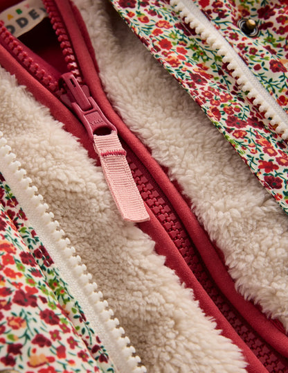 3-in-1 Shower Resistant Coat-Poppy Field