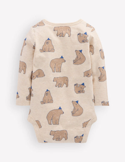 3-pack Cotton Bodies-Blue Bears