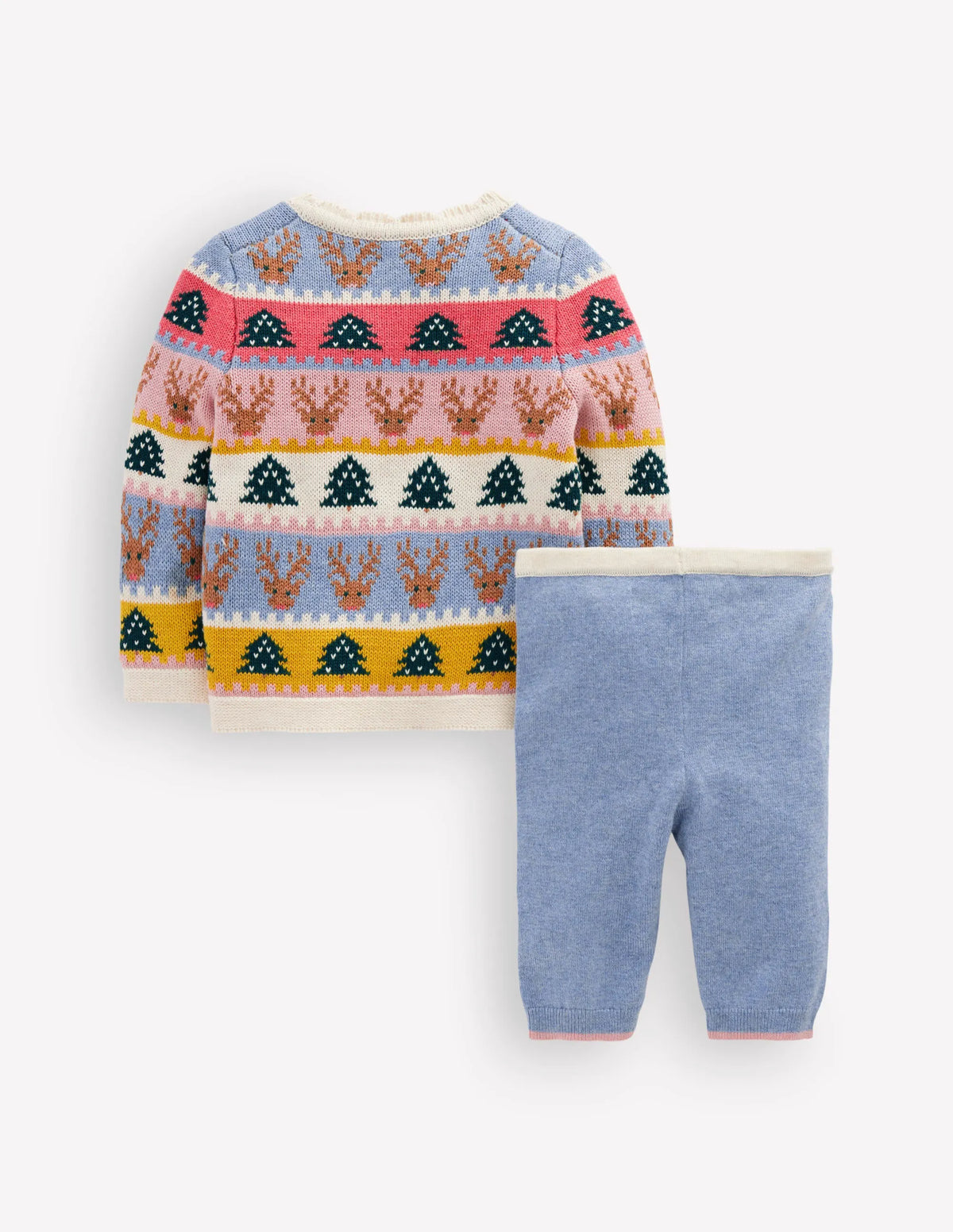 Fair Isle Knitted Play Set-Multi Festive