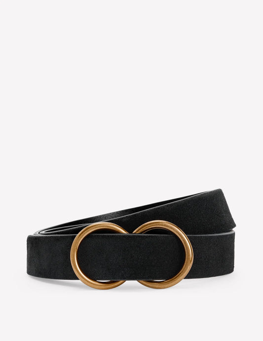 Double Ring Belt-Black