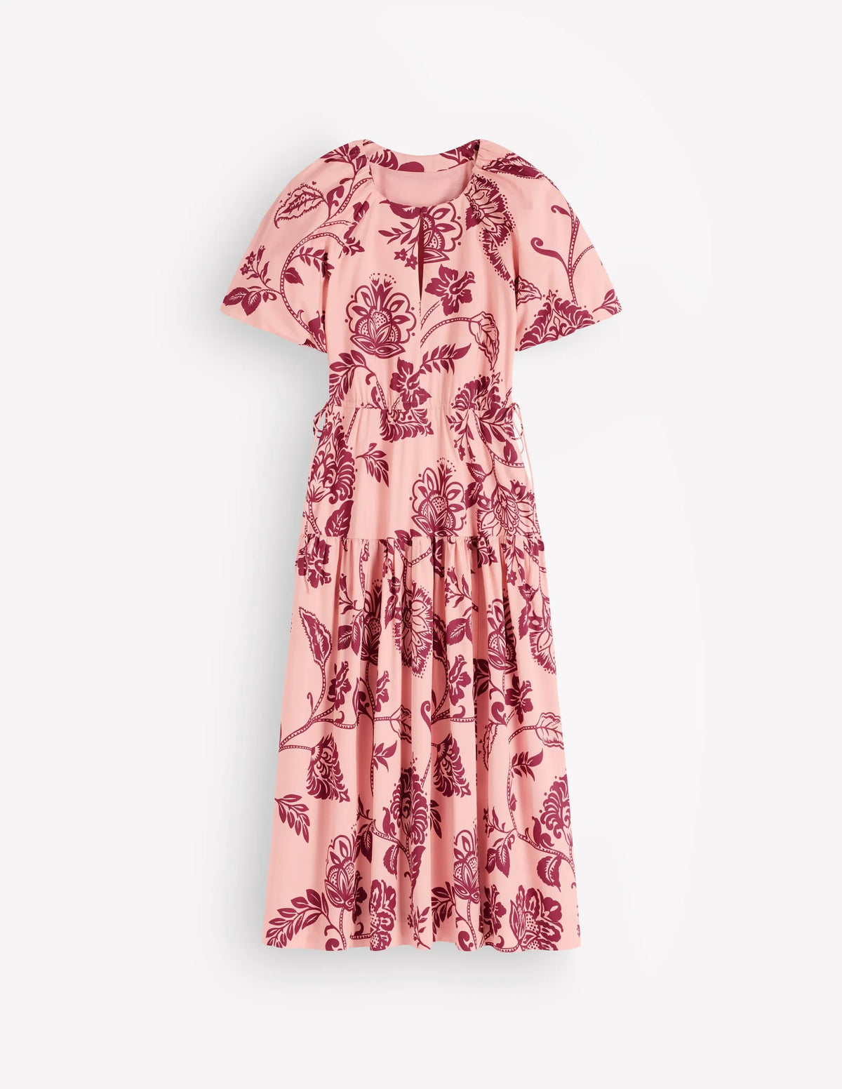 Draw Waist Cotton Dress-Chalk Pink, Planted Meadows