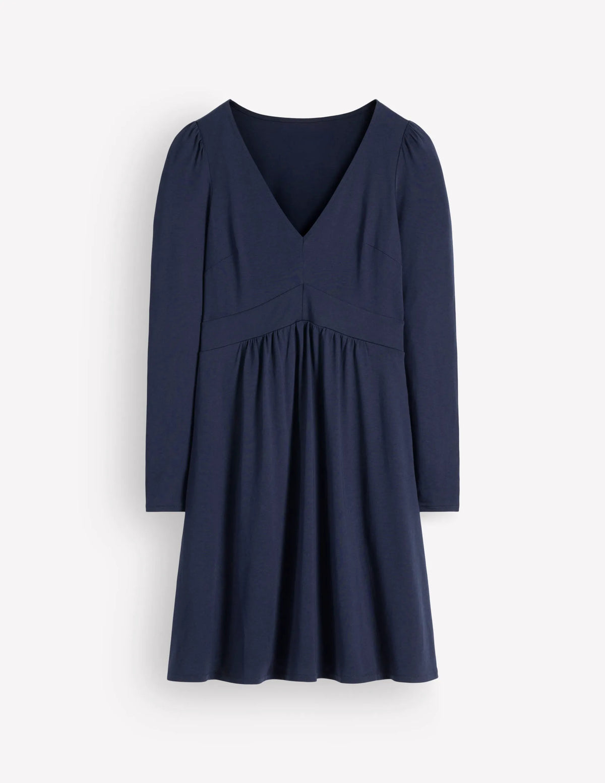 Briony Jersey Short Dress-Navy
