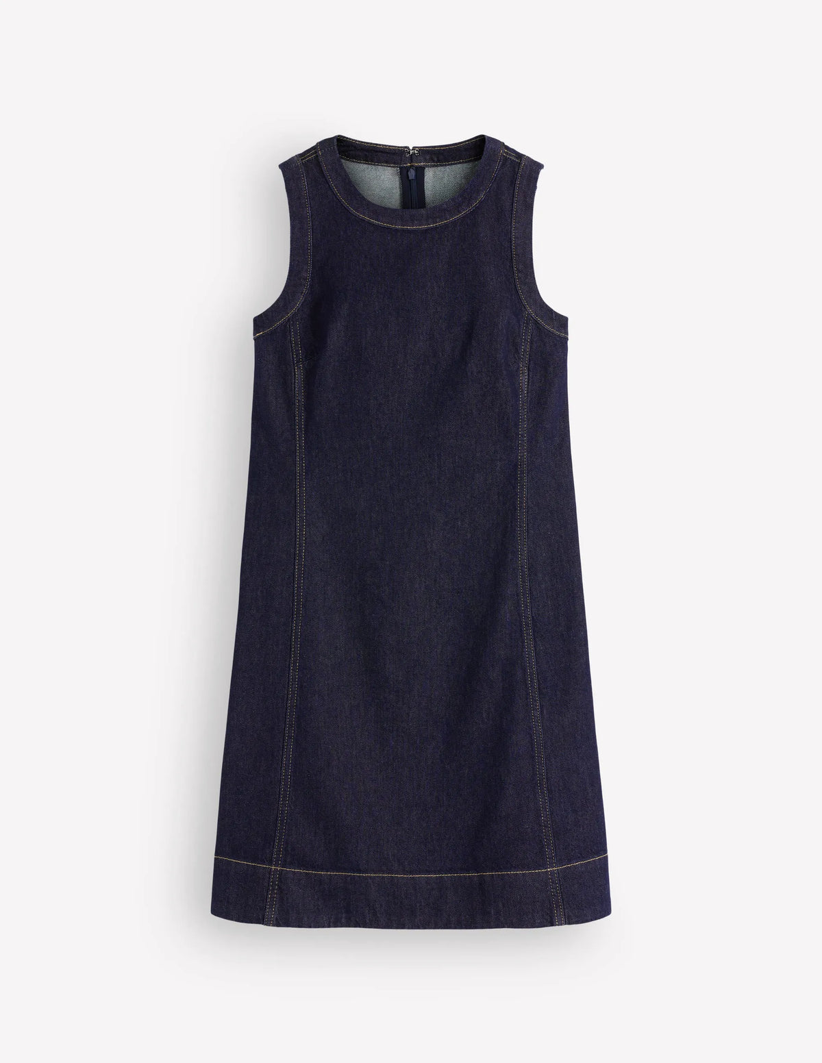 Lou Denim Shift Dress-Indigo Denim