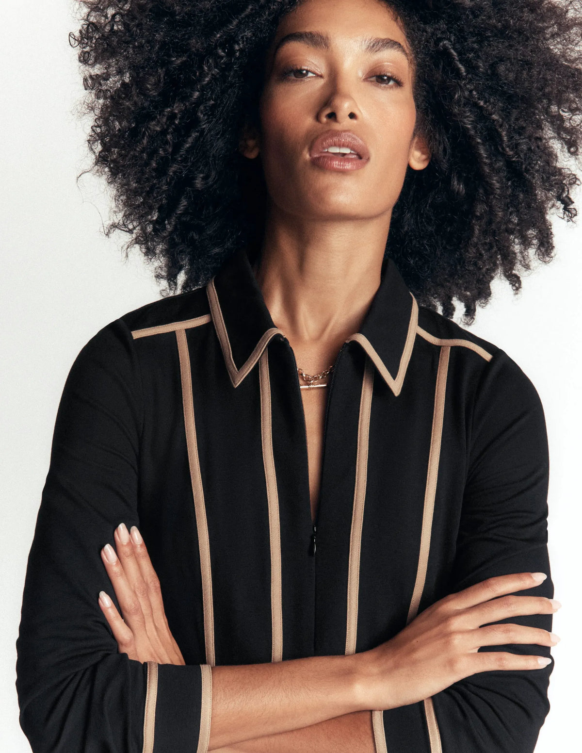 Ula Ponte Short Dress-Black, Camel