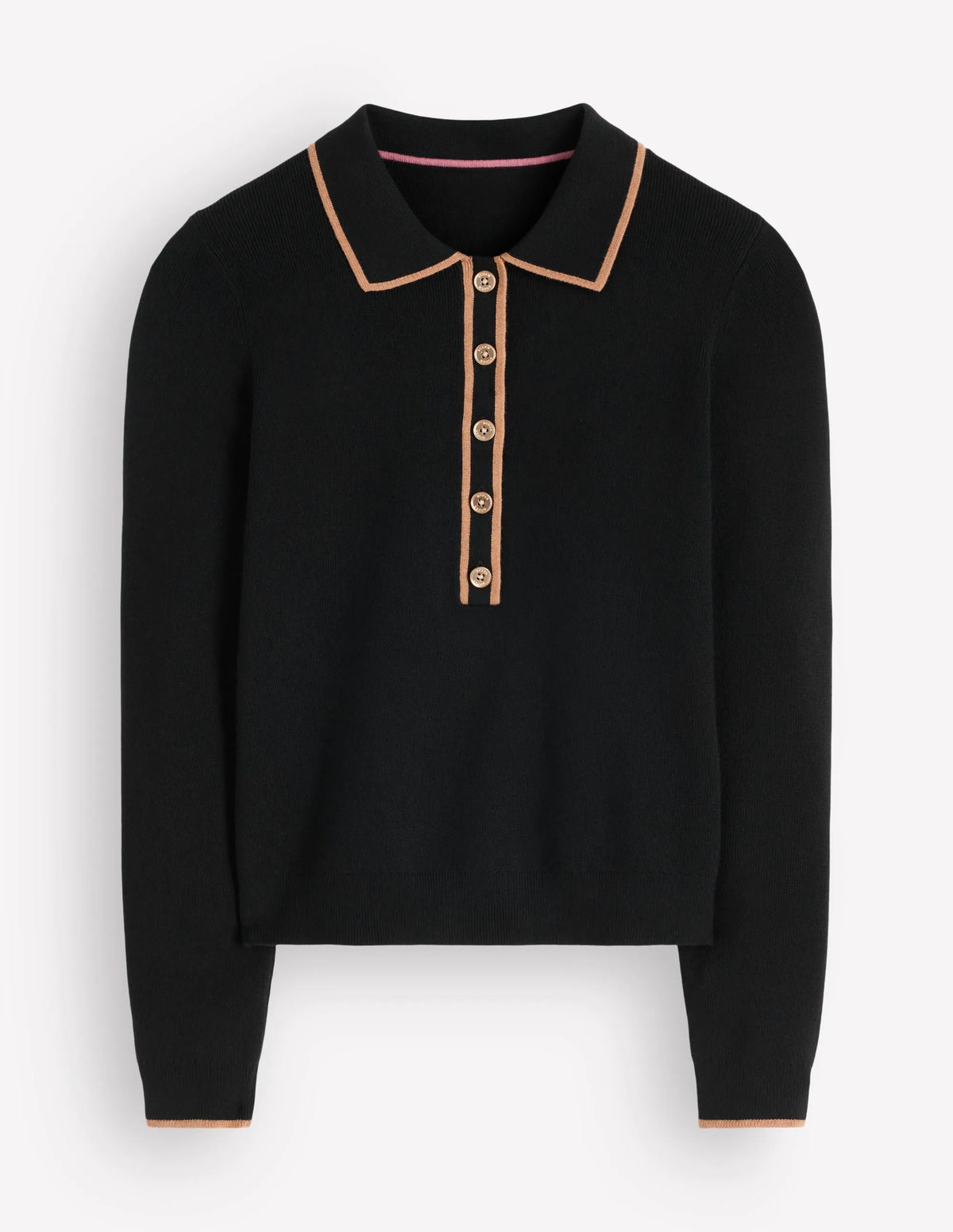 Liz Henley Sweater-Black
