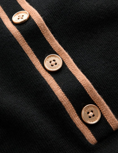 Liz Henley Sweater-Black