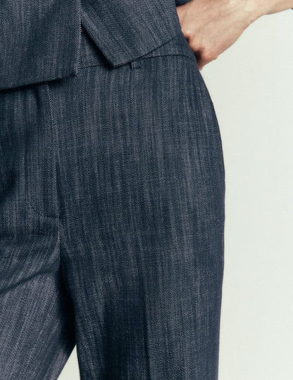 Canonbury Twill 7/8 Pants-Indigo
