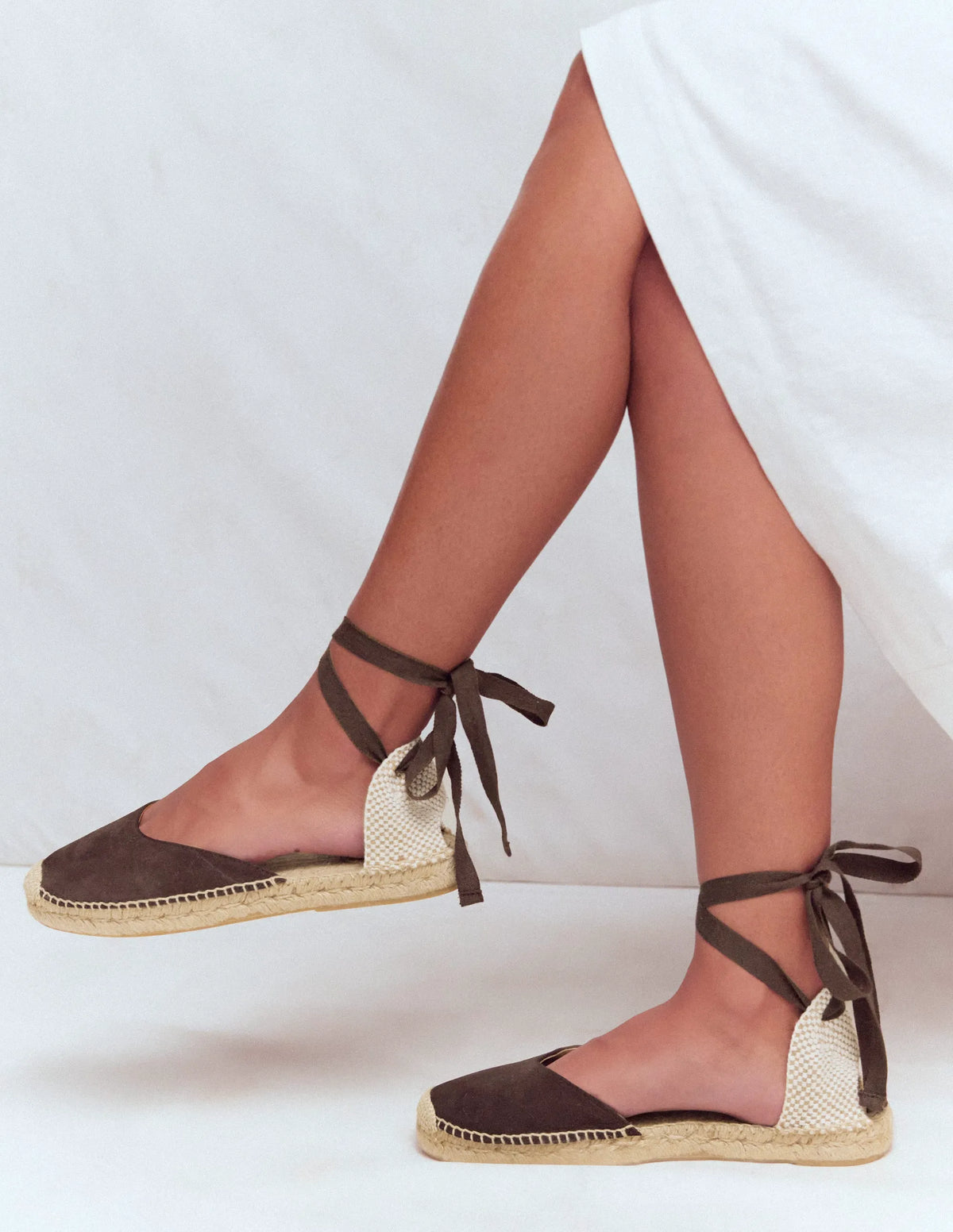 Cassie Flat Espadrilles-Bitter Chocolate