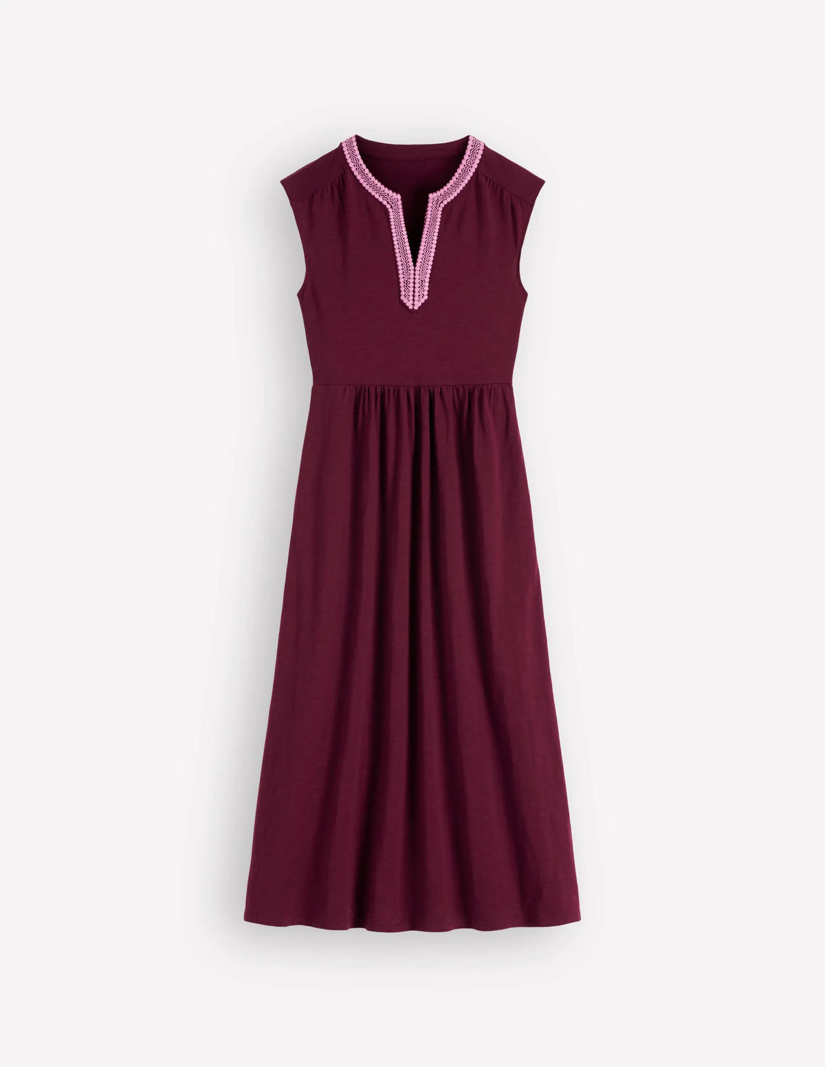 May Jersey Midi Dress-Deep Wisteria