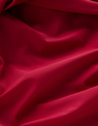 Bardot Wrap Swimsuit-Merida Red