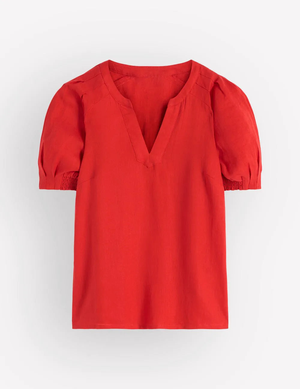 Rae Linen Top-Blood Orange