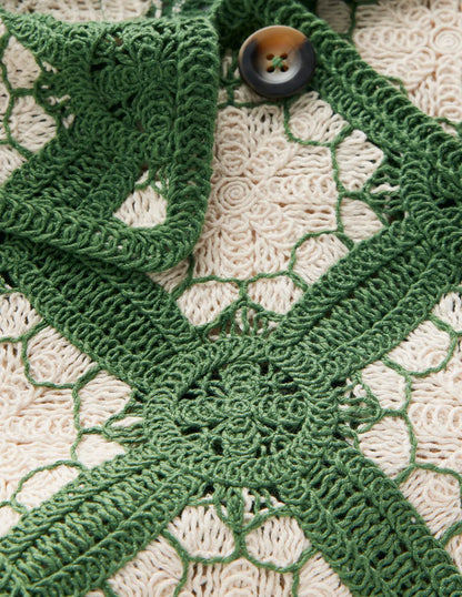 Crochet Jacket-Multi