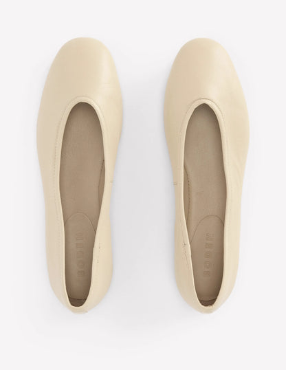 High Cut Ballet Flats-Butter Yellow