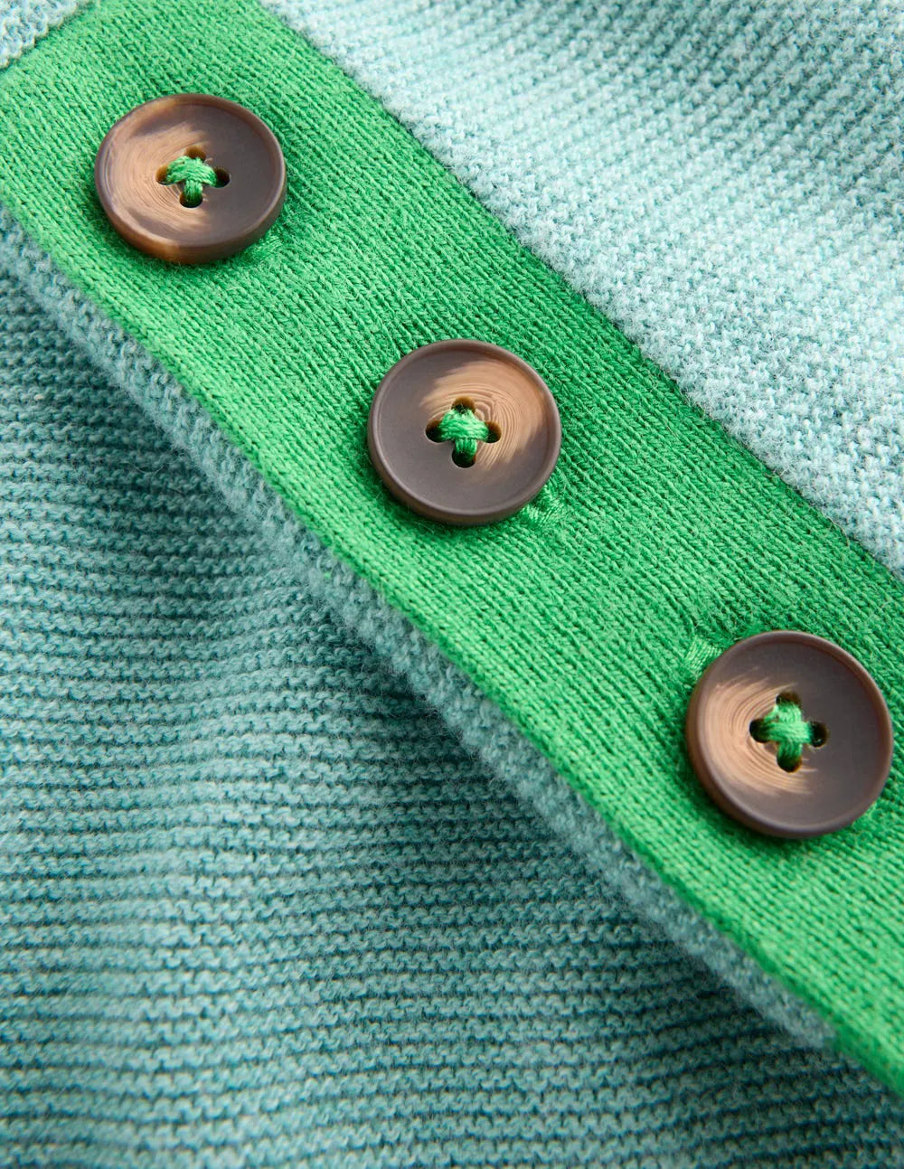 Grace Colour Block Sweater-Cloudy Jade Blue