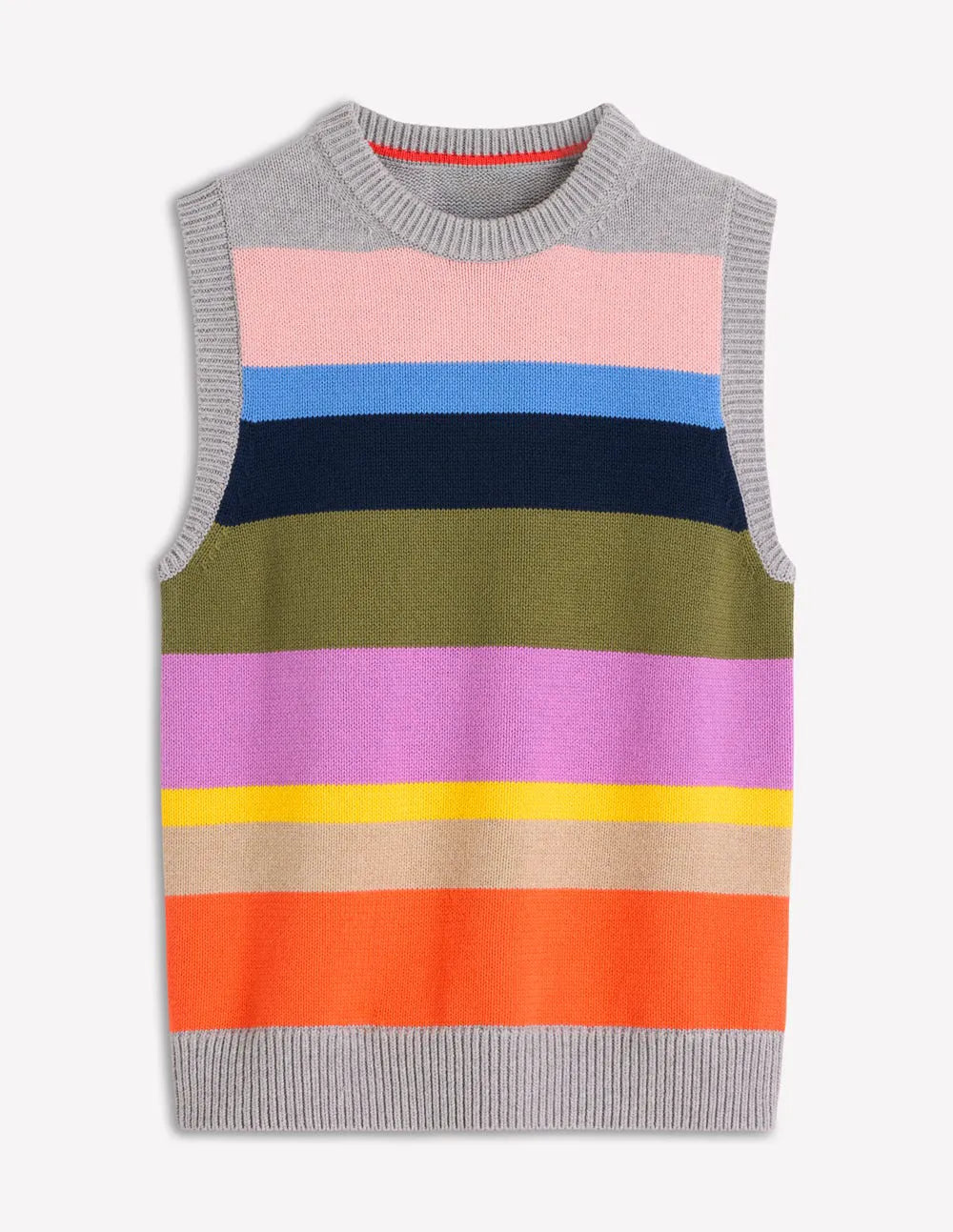 Lucy Cotton Vest-Multi, Rainbow