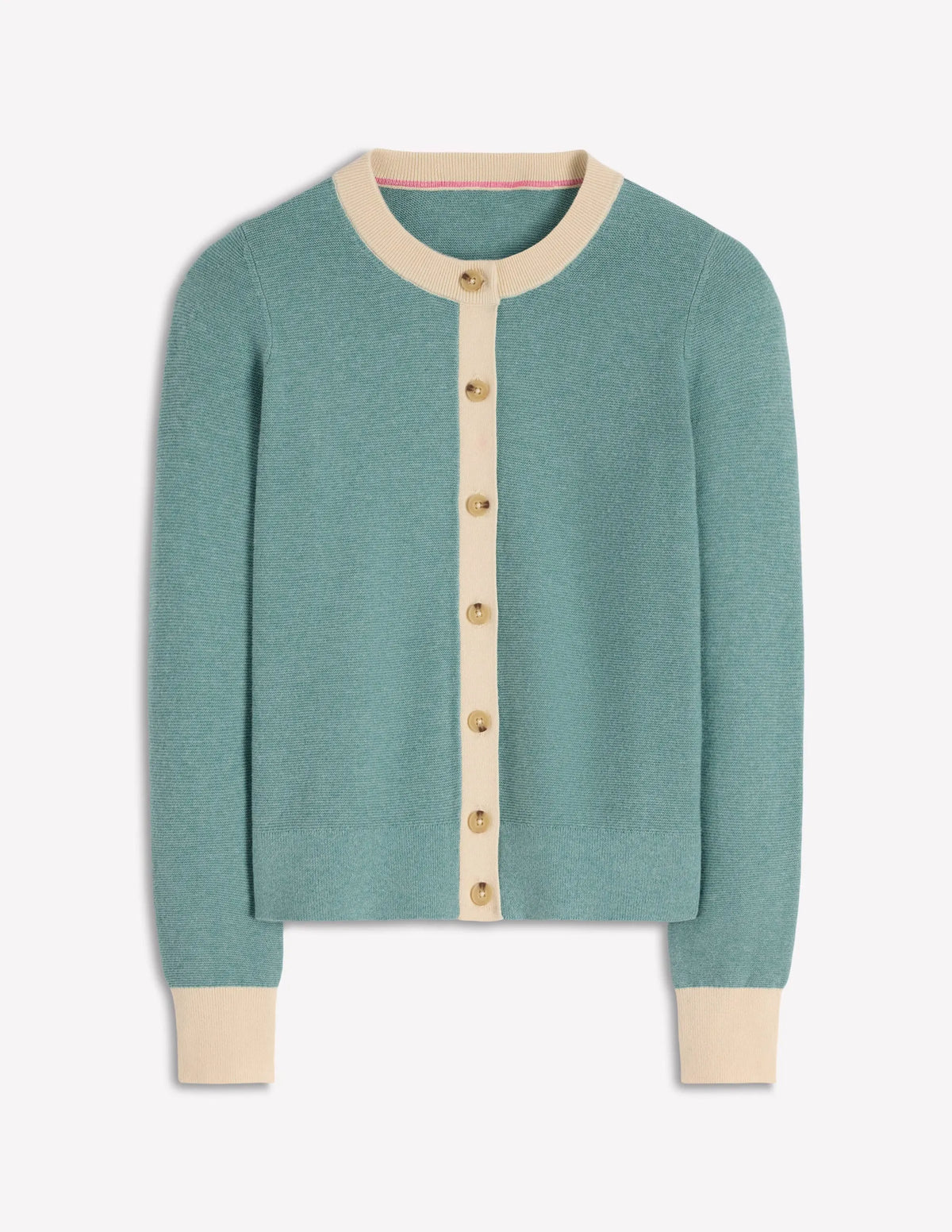 Grace Colour Block Cardigan-Cloudy Jane Blue