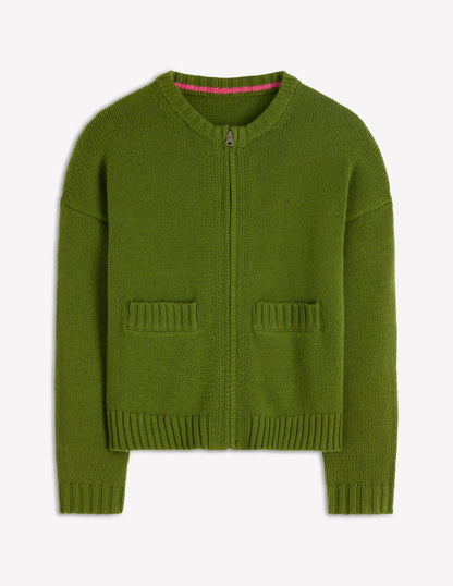 Maya Zip Up Jacket-Herb Garden