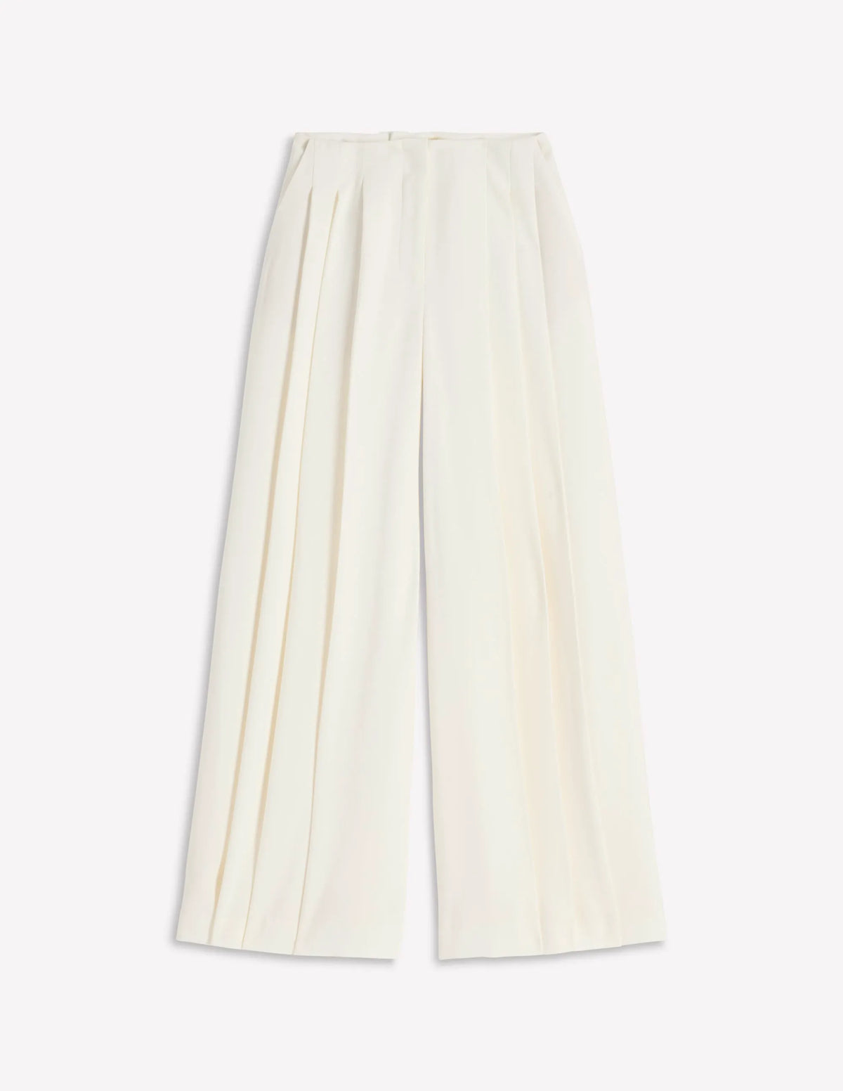 Regent Wide Leg Pants-Ivory
