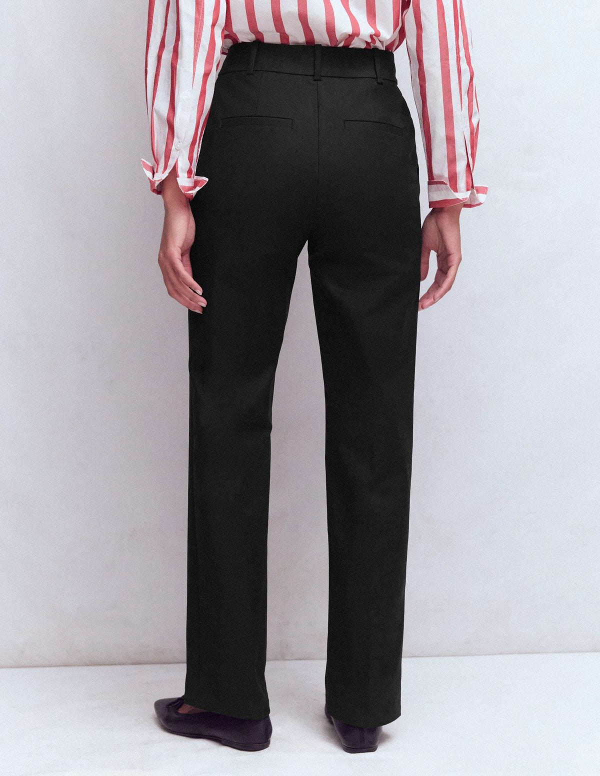 Canonbury Cotton Pants-Black
