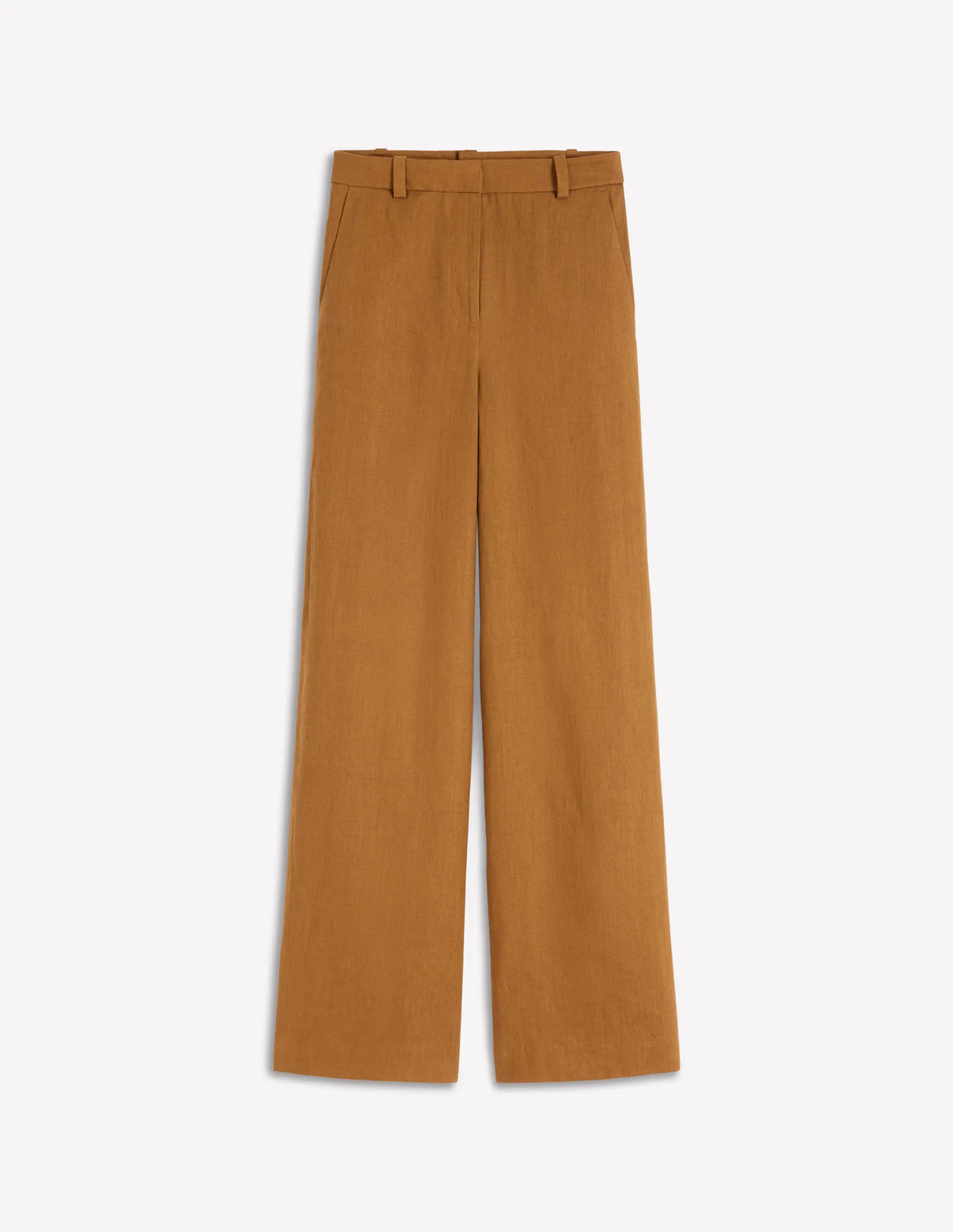 Belgravia Linen Pants-Gingerbread