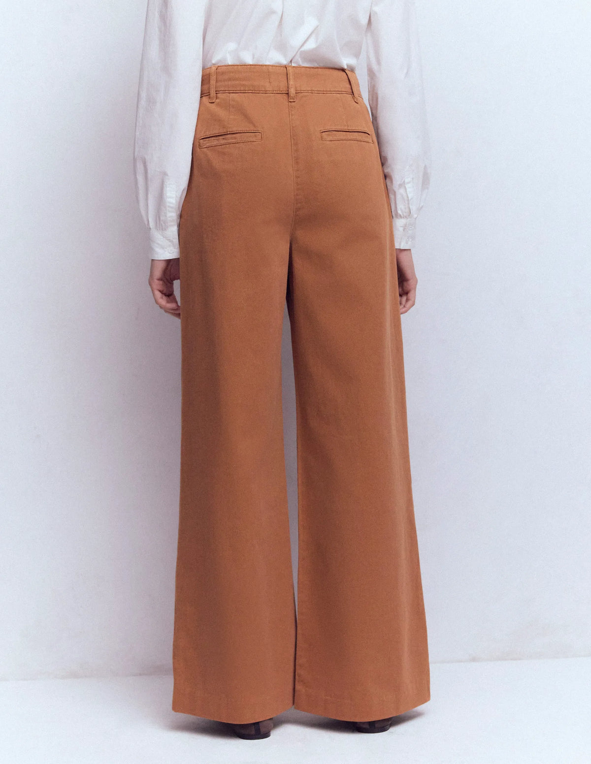 Kensington Wide Leg Pants-Ginger