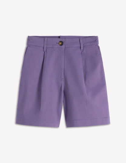 Chino Shorts-Purple Thistle