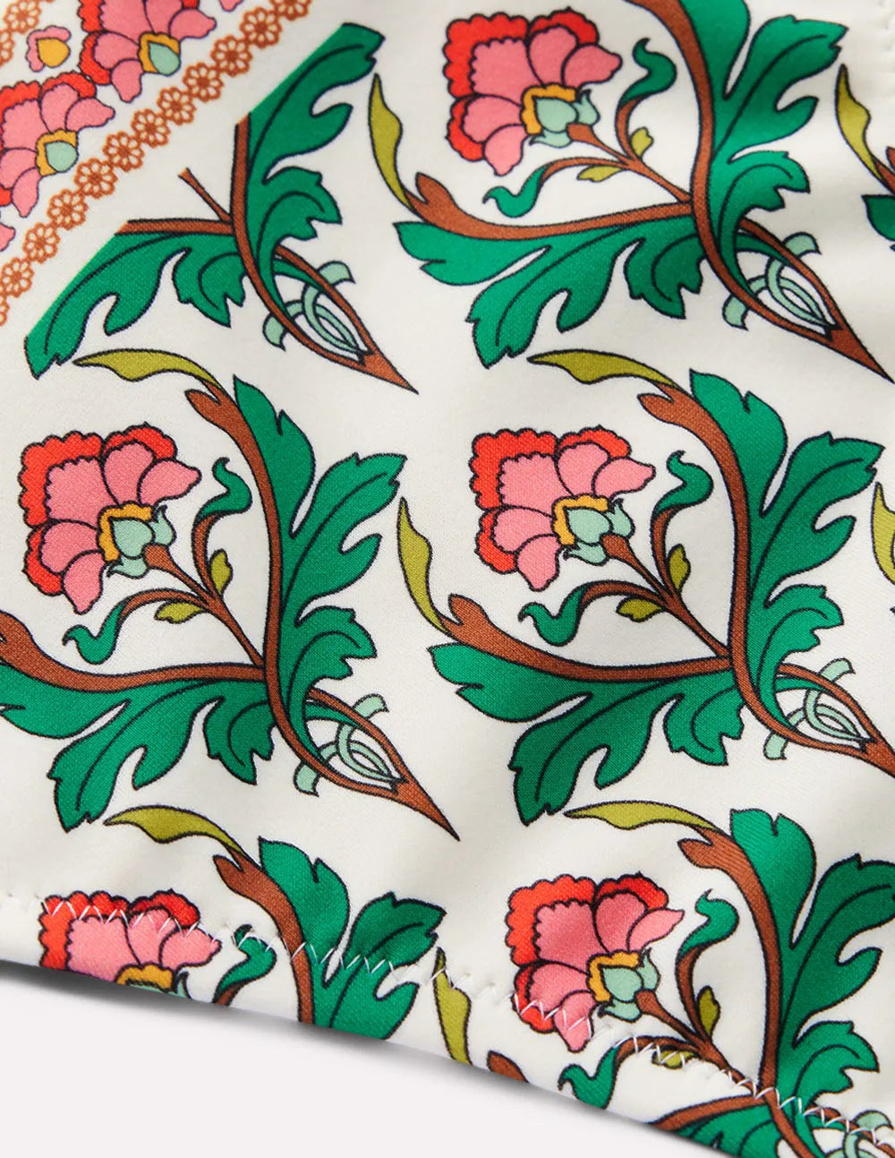Classic Bikini Bottoms-Multi, Ornamental Stamp