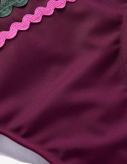 Porto Bikini Bottoms-Chocberry