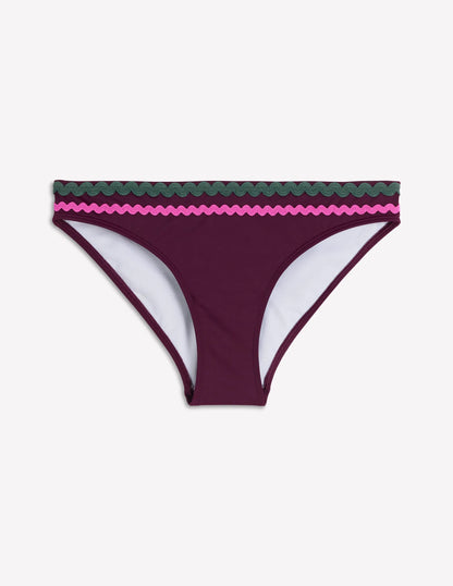 Porto Bikini Bottoms-Chocberry