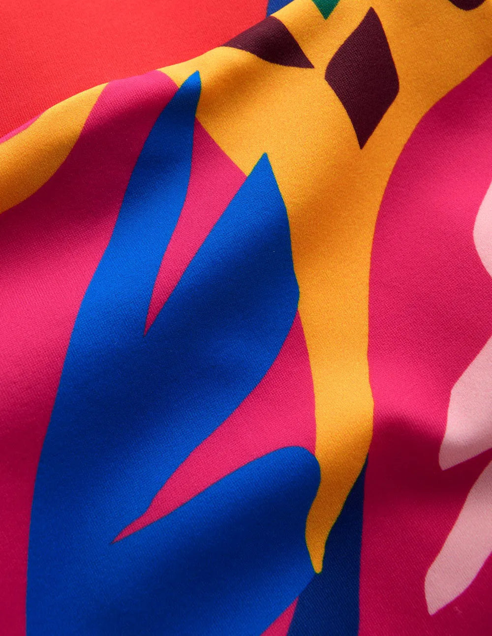 Rash Guard Swim Shorts-Multi, leafy cascade