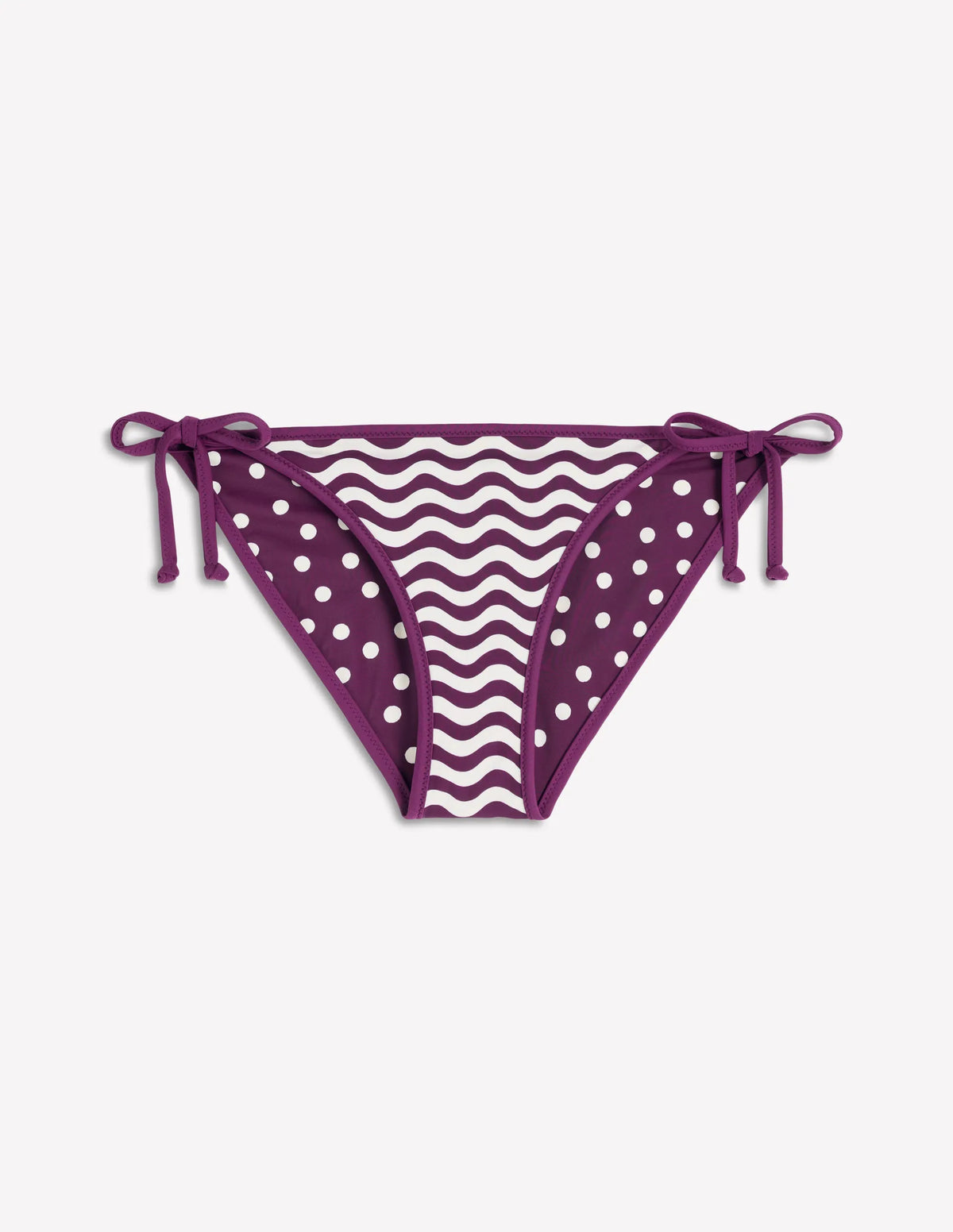 Symi Reversible Bikini Bottoms-Chocberry